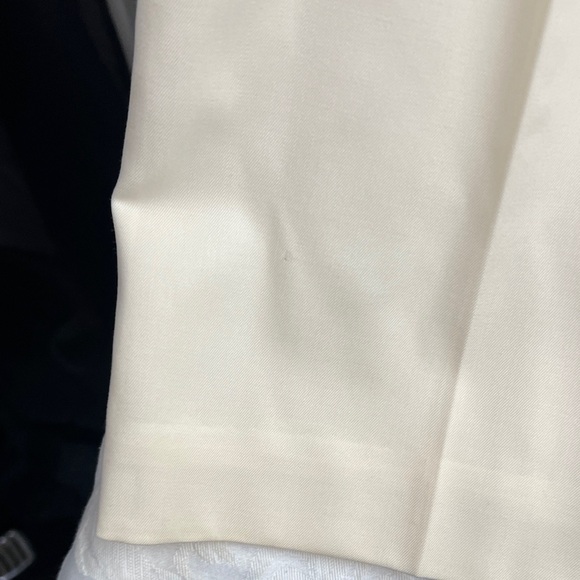 Brooks Brothers Cream Wide Leg Women's Pants - Picture 6 of 11